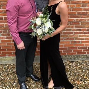 Velvet Bridesmaids dress